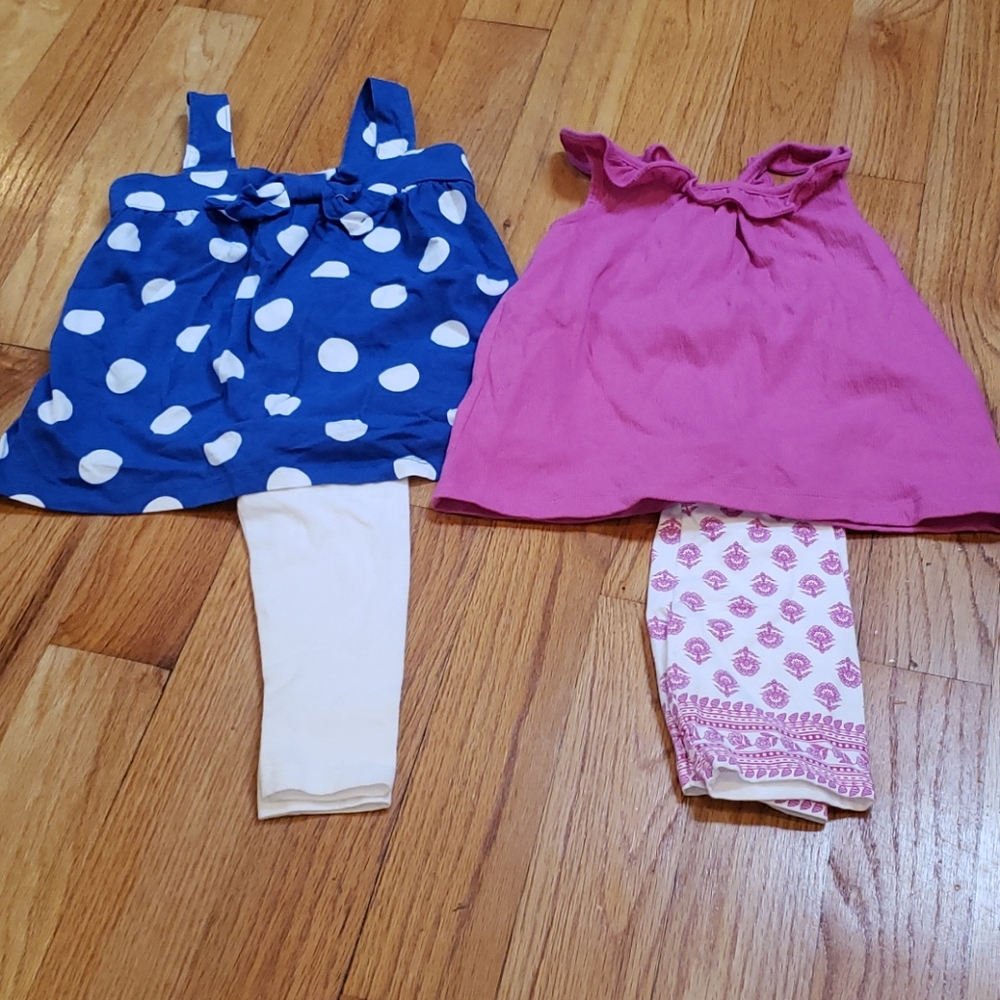 (2) Carters 4T Matching Sets
